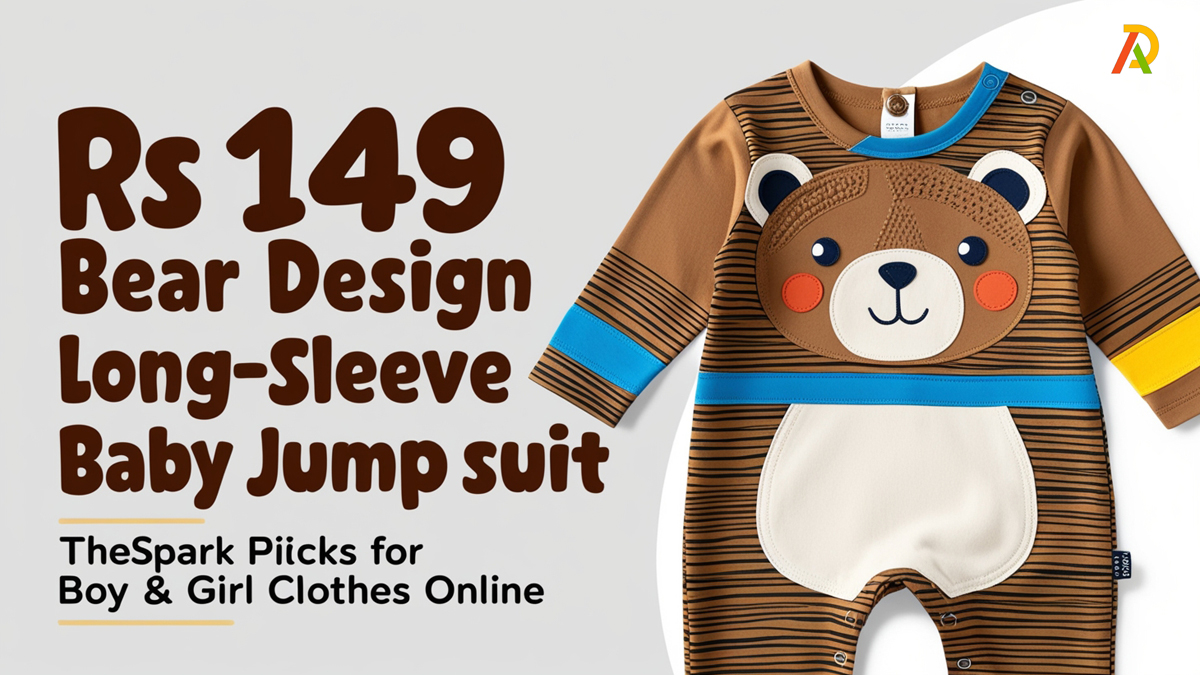 rs-149-bear-design-long-sleeve-baby-jumpsuit-thespark-shop