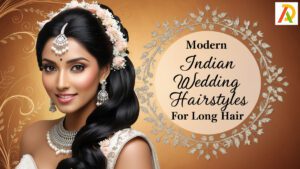 modern indian wedding hairstyles for long hair